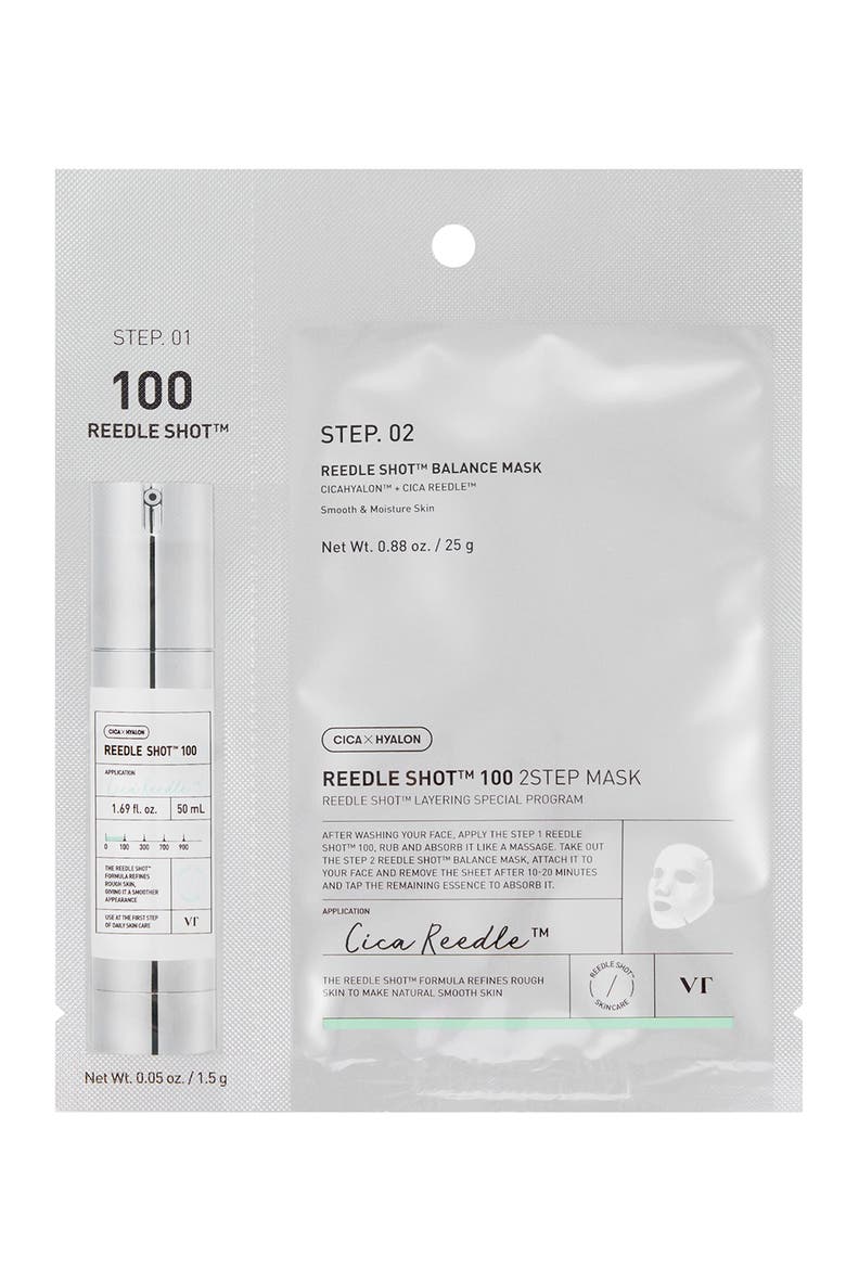Reedle Shot 100 2-Step Mask, Main, color, SILVER