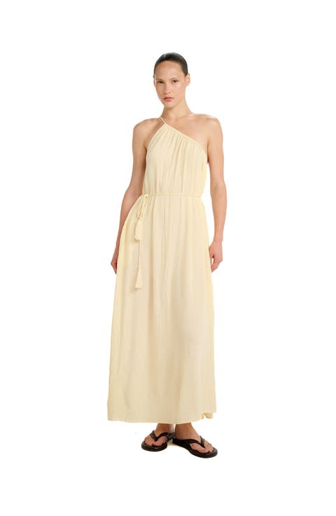 Resort One Shoulder Maxi Dress Cover-Up