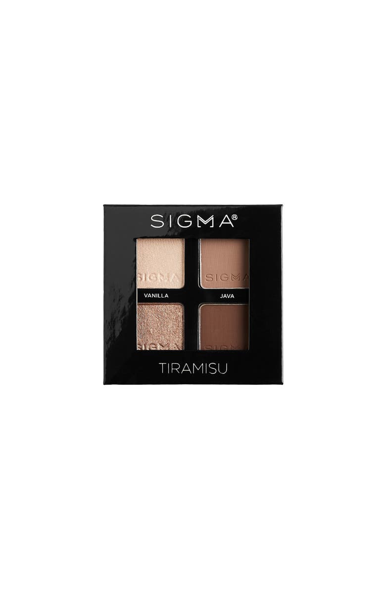 Sigma Beauty Eyeshadow Quad, Alternate, color, Tiramisu - Neutral Browns