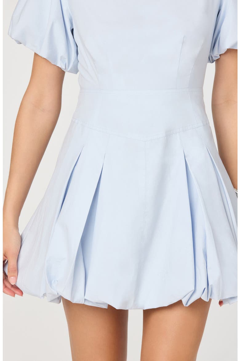 Kattie Bubble Hem Minidress, Alternate, color, LIGHT BLUE