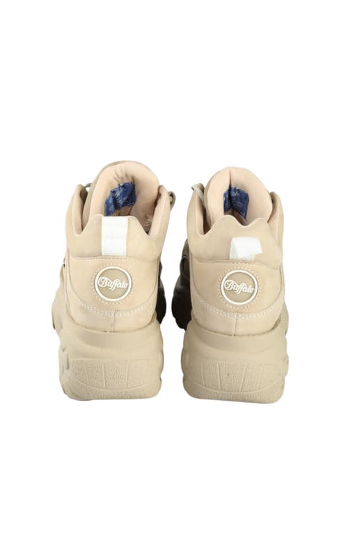Buffalo Boots Classic Low Leather Shaft Height Sneaker In Neutral