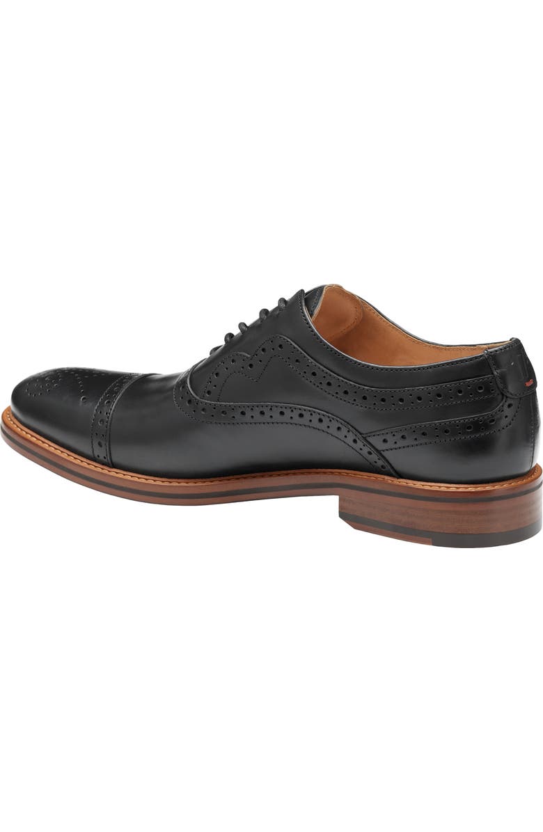 Johnston & Murphy Conard 2.0 175th Wingtip Oxford, Alternate, color, Black Oiled Full Grain