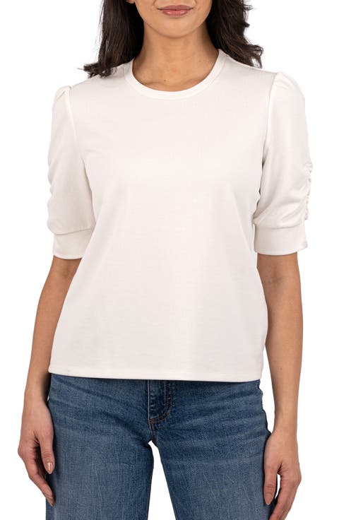 Maylee Shirred Sleeve Top