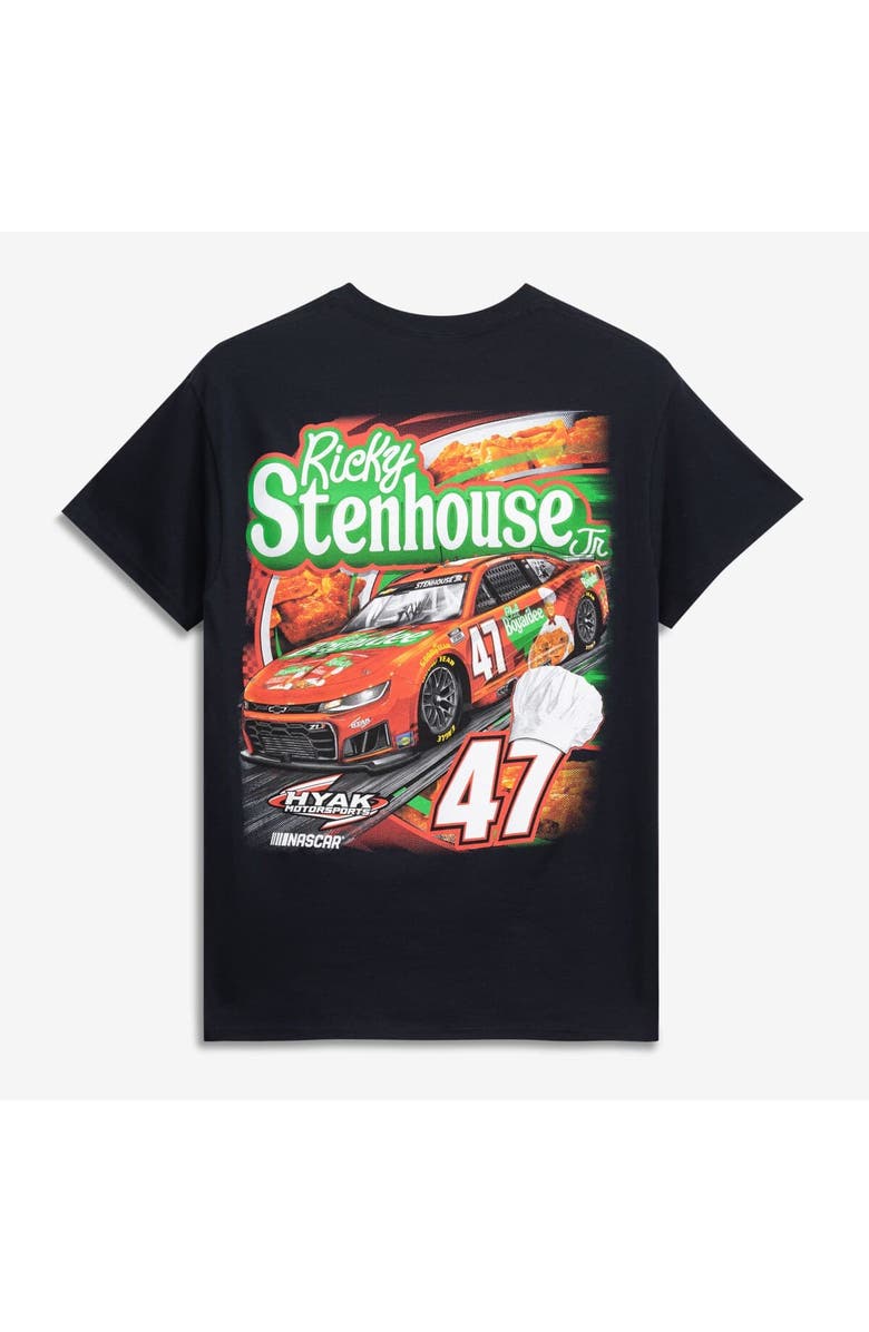 Classic Ink Men's Classic Ink Black Ricky Stenhouse Jr. #47 Chef Boyardee T-Shirt, Alternate, color, Black