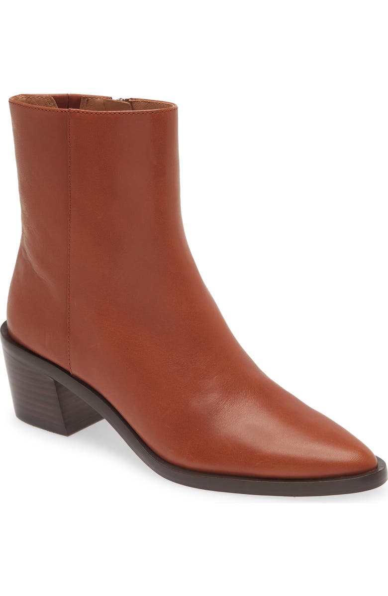 Madewell The Darcy Ankle Boot, Main, color, Warm Cinnamon