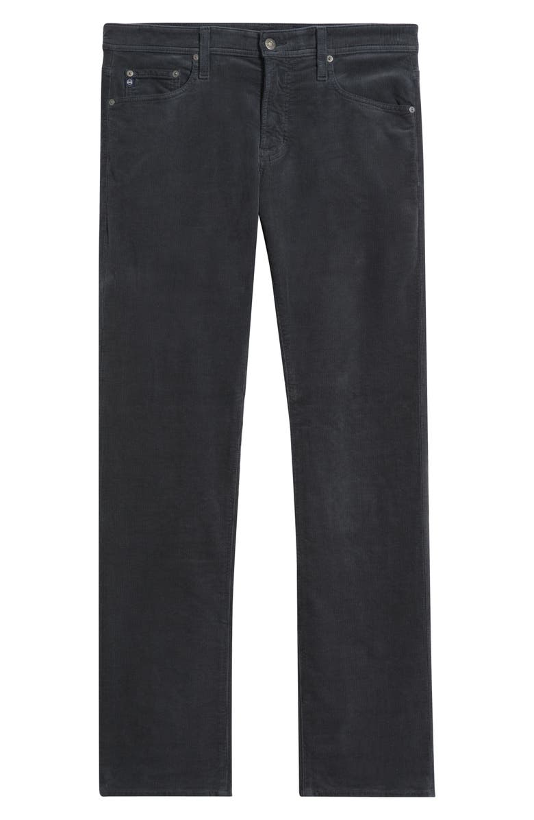 AG Protégé Corduroy Straight Leg Pants, Alternate, color, Grey Steel