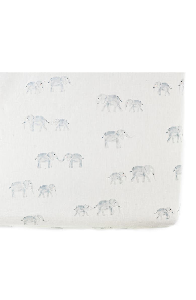 Pehr Follow Me Organic Cotton Crib Sheet, Alternate, color, 