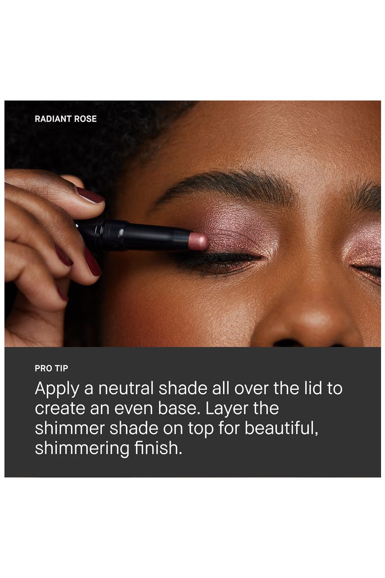 Dual-Ended Long-Wear Waterproof Cream Eyeshadow Stick, Alternate, color, MILK CHOCOLATE/ MIDNIGHT BROWN