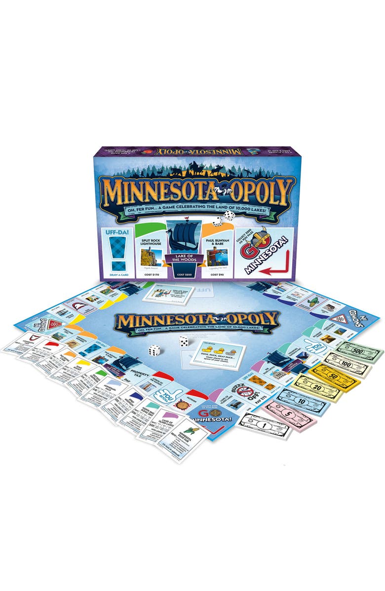 Late for the Sky Minnesotaopoly Monopoly Board Game, Alternate, color, Multicolored