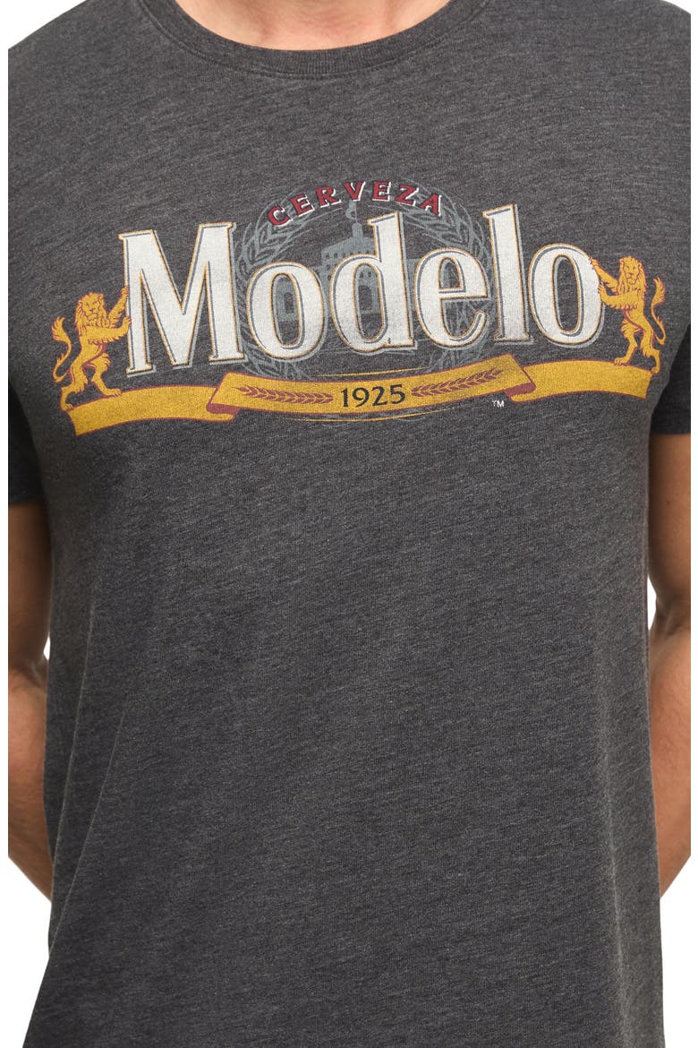 Modelo Skulls Graphic Cotton T-Shirt, Alternate, color, JET BLACK