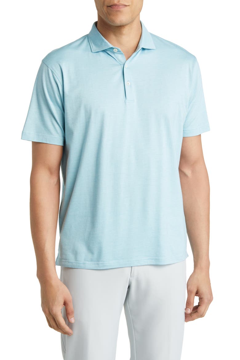 Excursionist Flex Peformance Polo, Main, color, CIRRUS BLUE