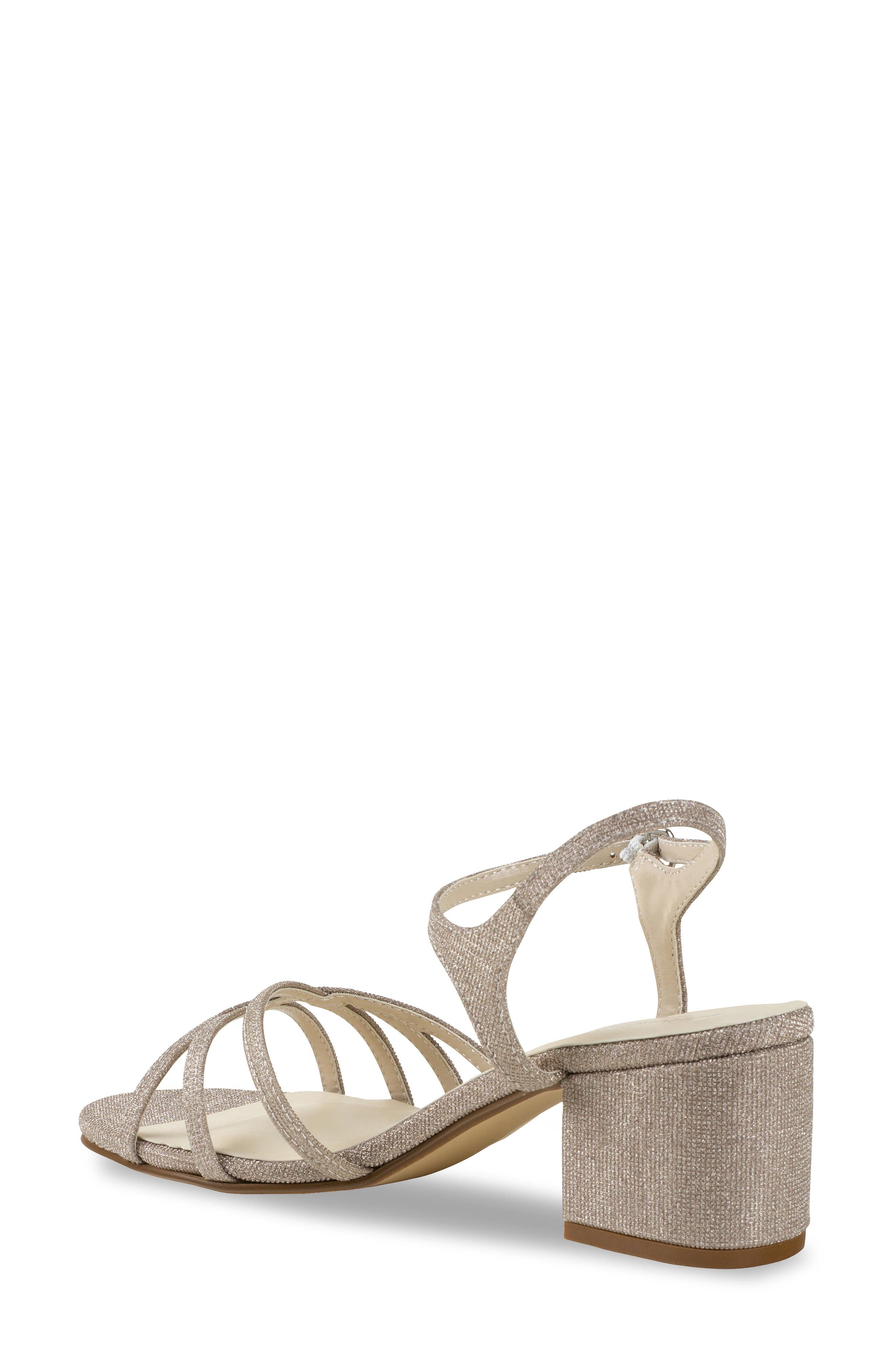 Touch Ups Delilah Ankle Strap Sandal, Alternate, color, Champagne