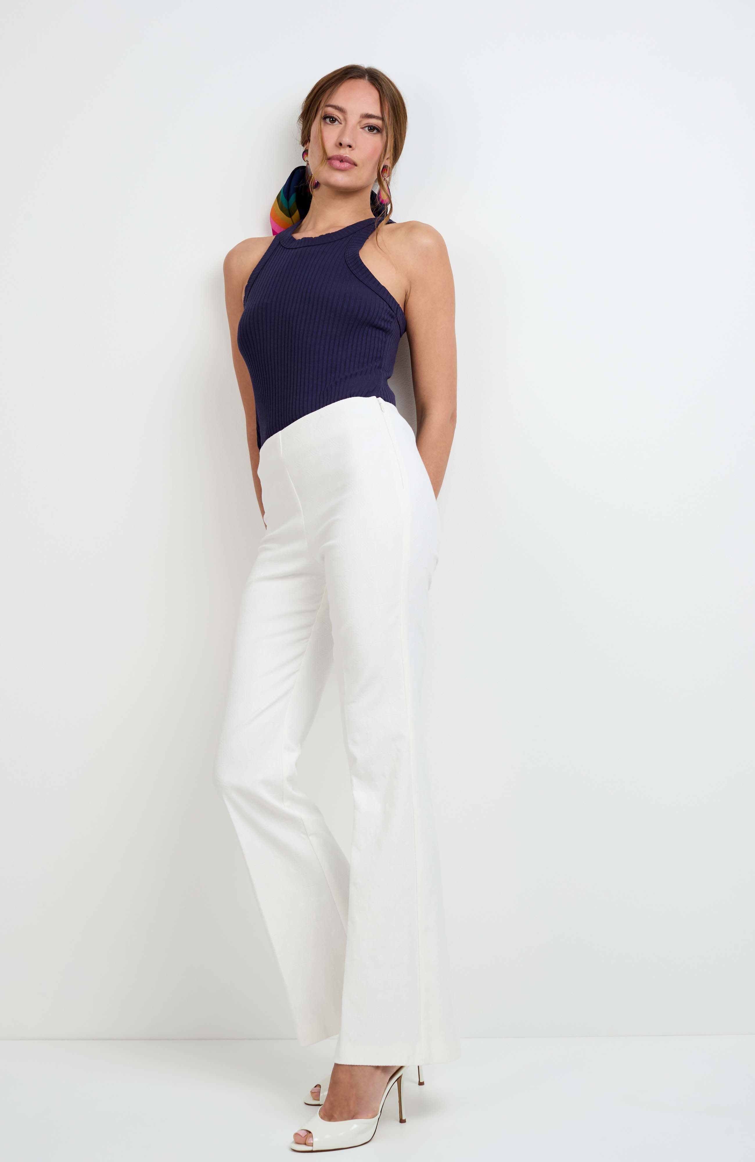 Jacoba Slim-Fit Bootcut Pants