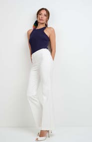 Trina Turk Jacoba Slim-Fit Bootcut Pants