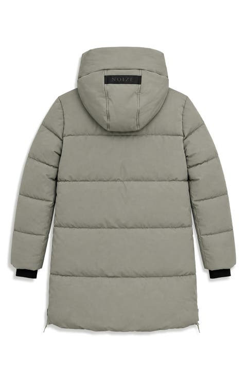 Caithlyn Water Resistant Hooded Puffer Parka