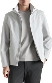 MANGO Hooded Water Repellent Bomber Jacket