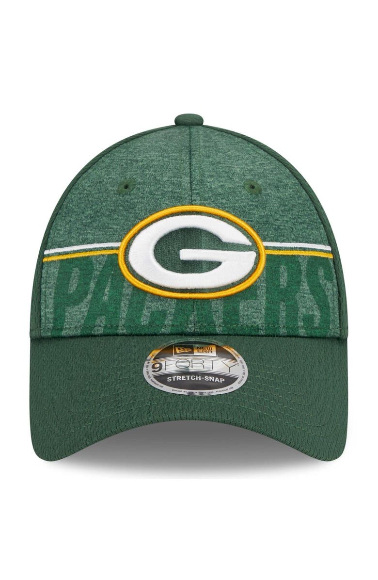 New Era Men's New Era Green Green Bay Packers 2023 NFL Training Camp 9FORTY Adjustable Hat, Alternate, color, 