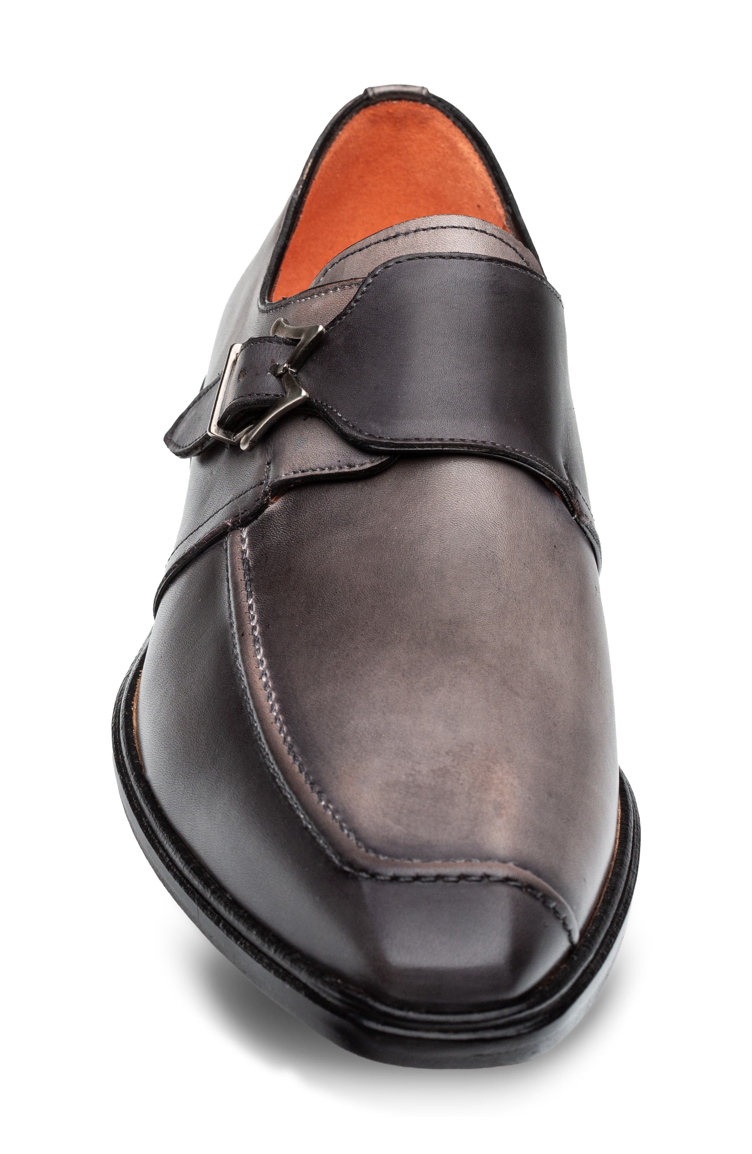 Tahoe Monk Strap Shoe, Alternate, color, GREY / BLACK