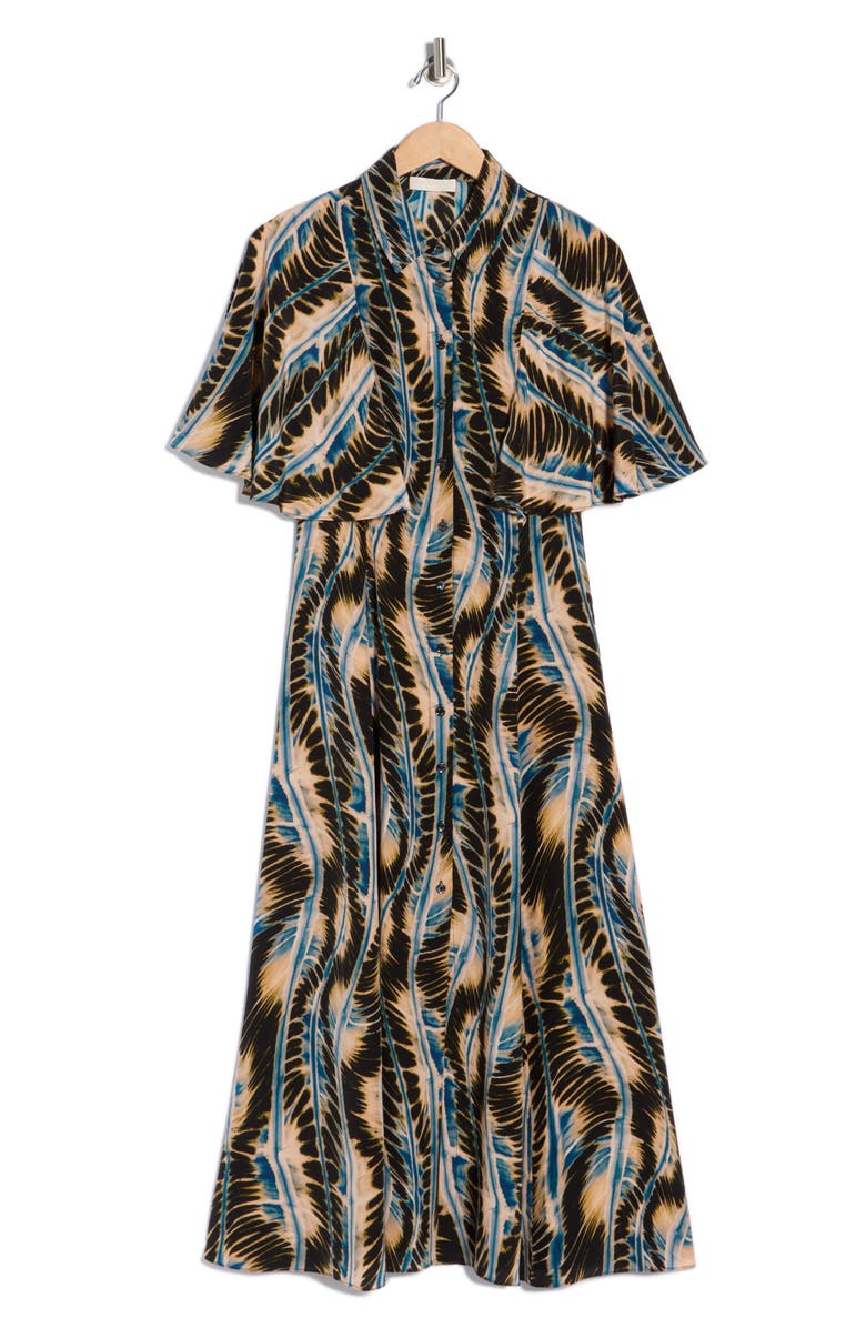 Ulla Johnson Print Silk Shirtdress, Alternate, color,