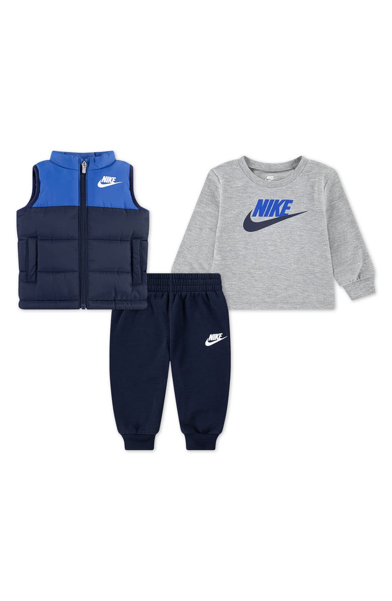 Long Sleeve T-Shirt, Vest & Pant Set
