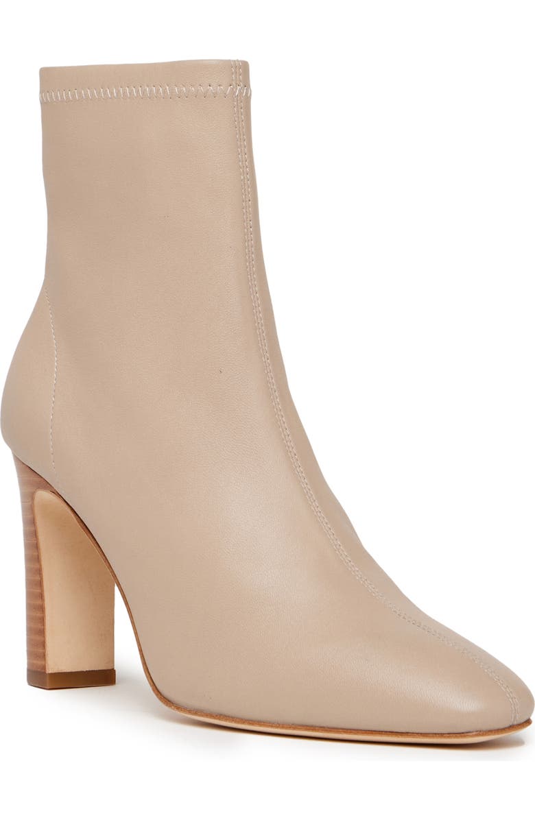 PAIGE Pax Block Heel Bootie, Main, color, Light Tan