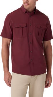 Mizzen+Main Leeward Tailgate Short Sleeve Performance Button-Up Shirt