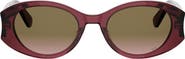 DIOR 'DiorGlow B3I 51mm Oval Sunglasses