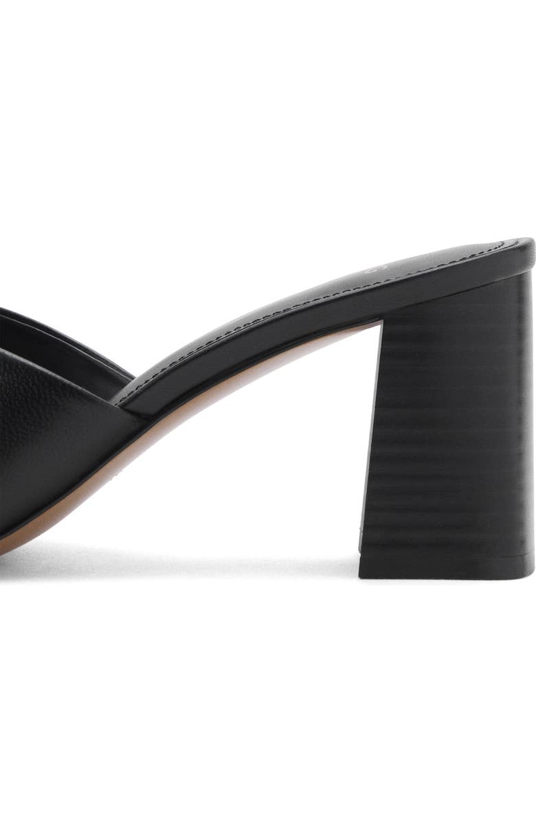 MANGO Block Heel Sandal, Alternate, color, Black