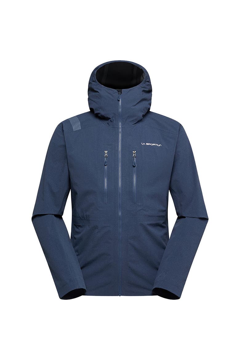 Helixir Shell Jacket - Men's, Alternate, color, Night Sky/Chalk