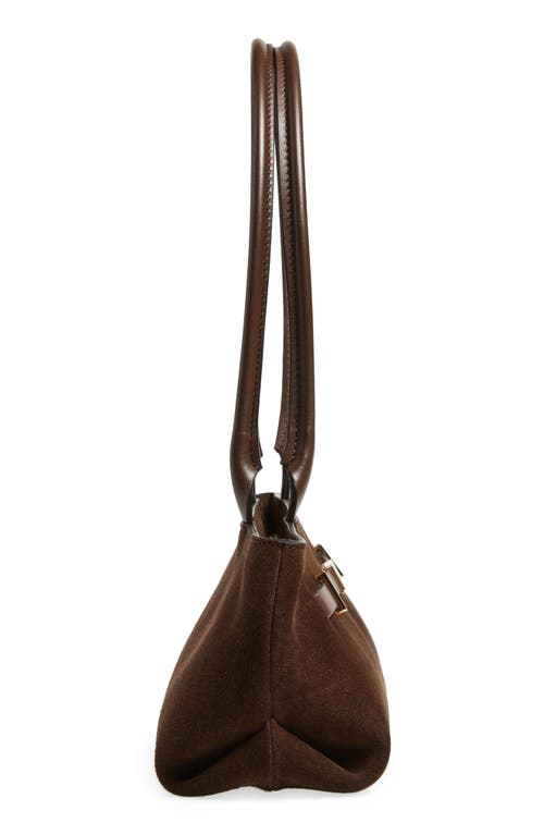 Demellier The New York Leather Shoulder Bag In Brown