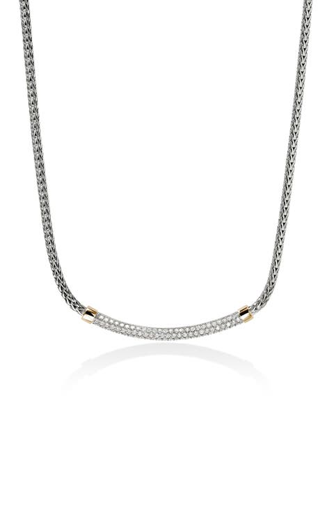 JH Essentials Pavé Necklace, 2.5mm