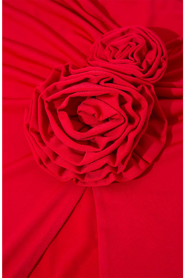 FLAME DRESS, Alternate, color, Red