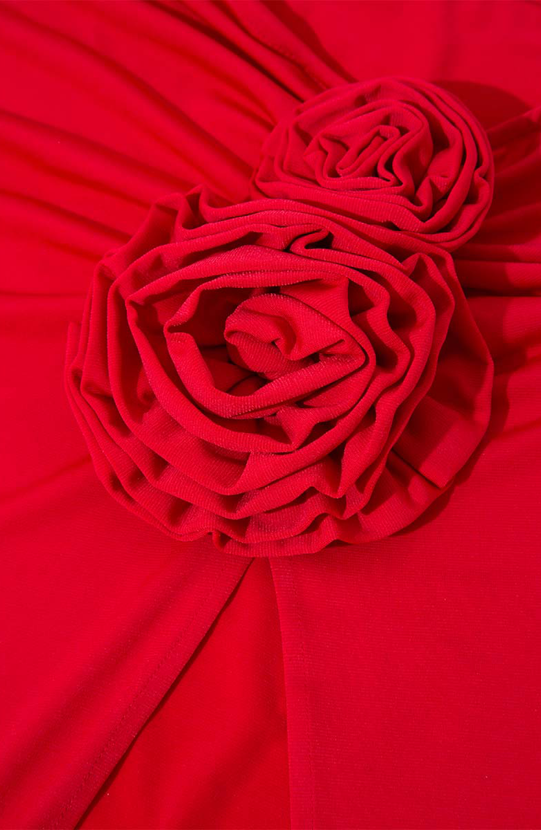 Luna B FLAME DRESS, Alternate, color, Red