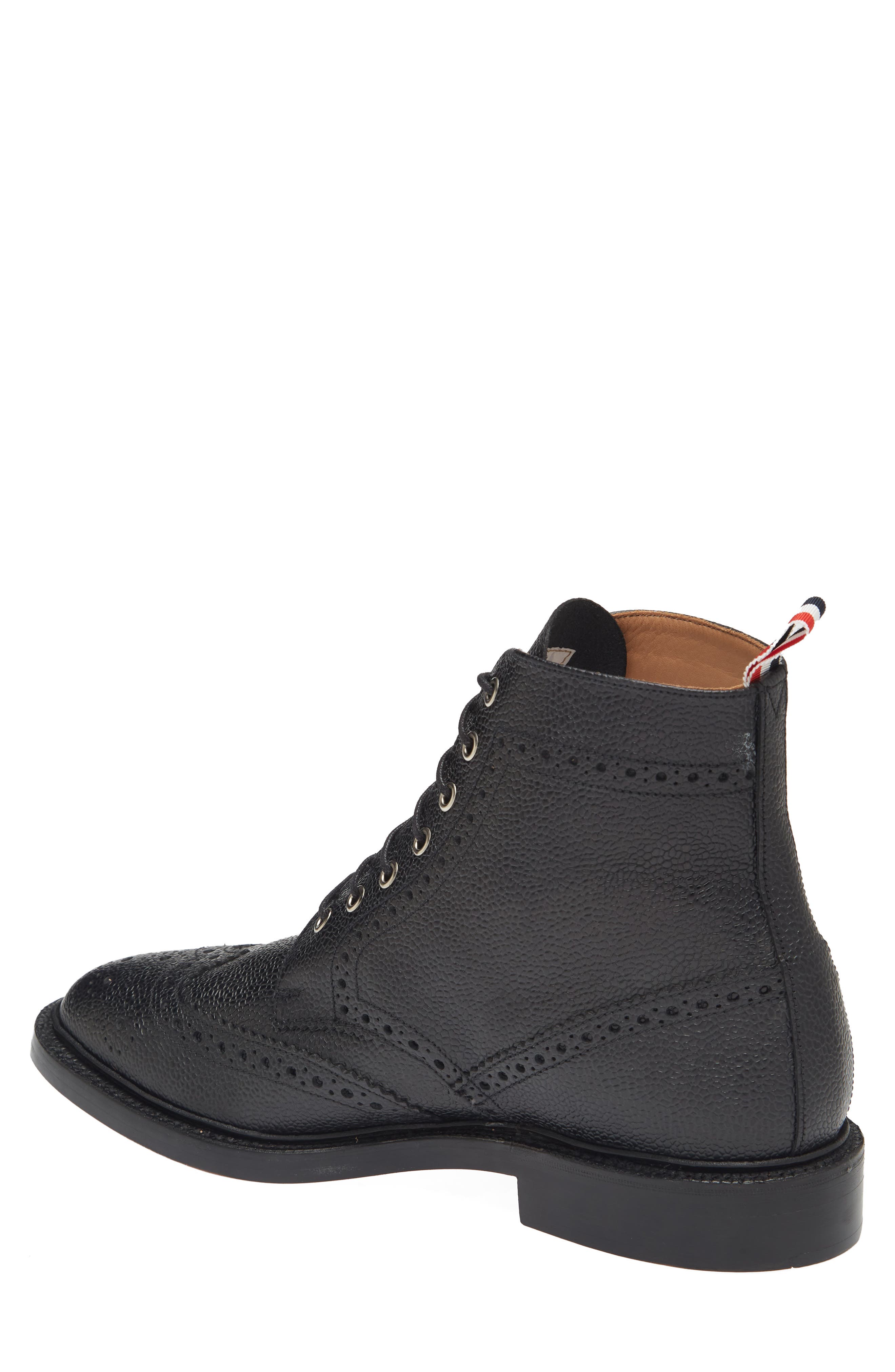 Thom Browne Classic Wingtip Lace-Up Boot, Alternate, color, 