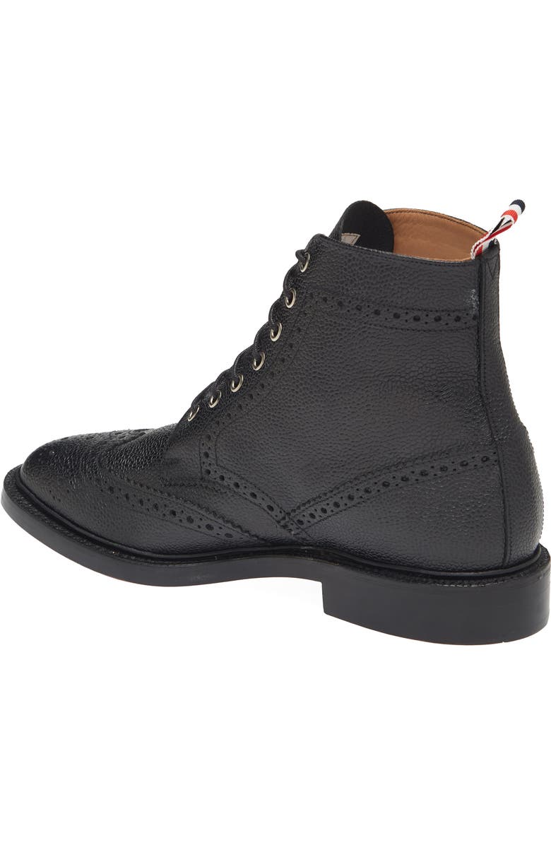 Thom Browne Classic Wingtip Lace-Up Boot, Alternate, color,