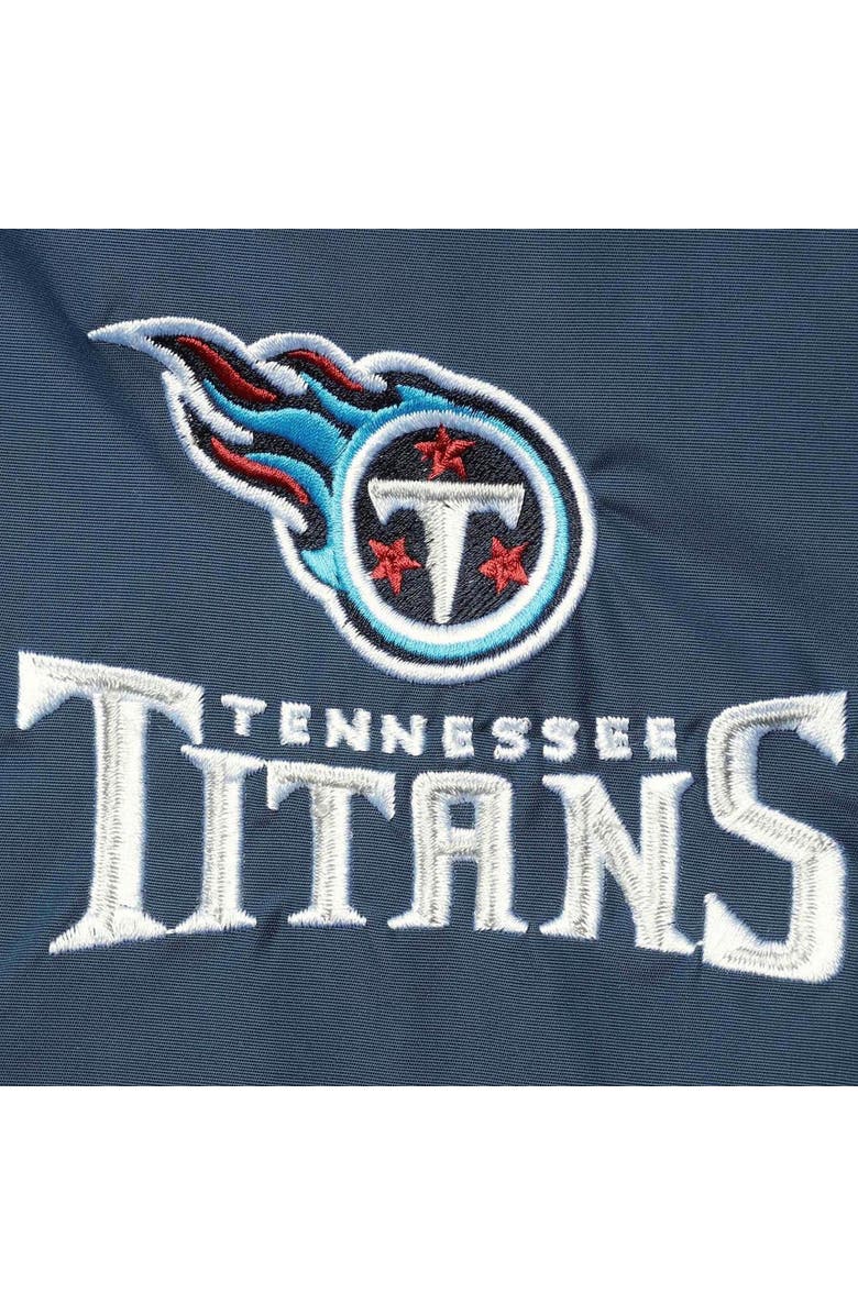 DUNBROOKE Men's Dunbrooke Navy Tennessee Titans Triumph Fleece Full-Zip Jacket, Alternate, color,