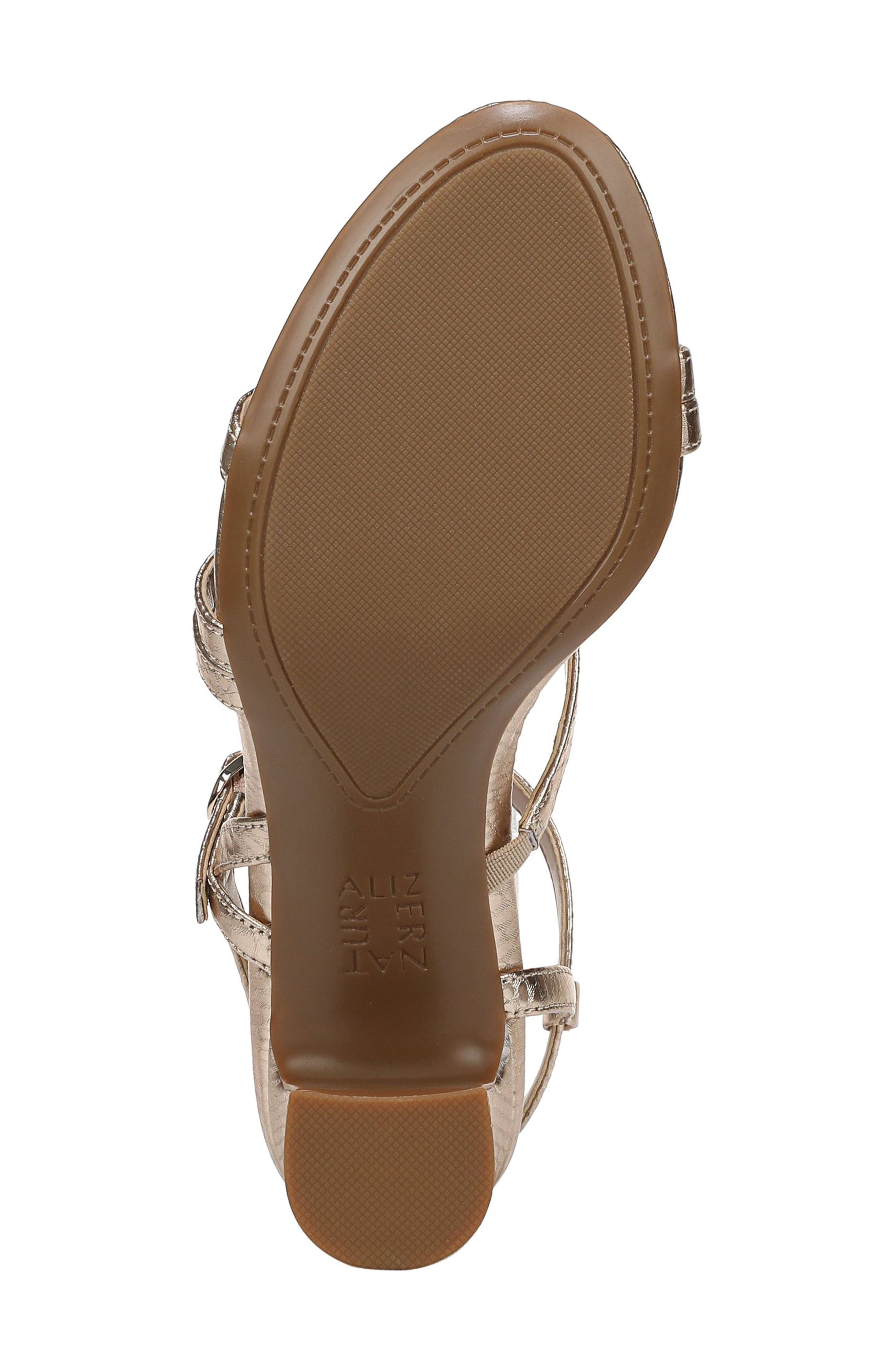 Nellie Block Heel Sandal, Alternate, color, CHAMPAGNE FAUX LEATHER
