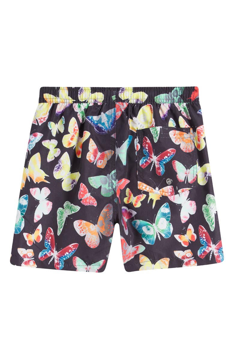 Boardies Kids' Skull Fly Swim Trunks, Alternate, color, 