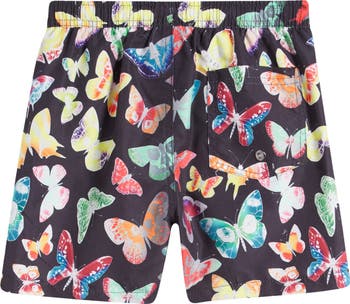 Kids' Skull Fly Swim Trunks