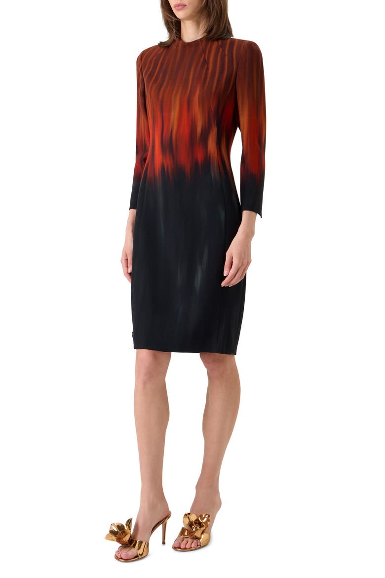 Fuego Wool Blend Double Face Dress, Alternate, color, COFFEE-VICUNA