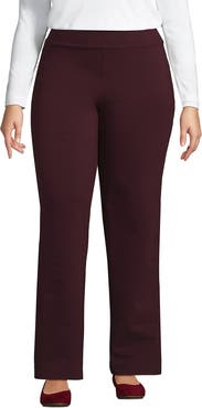 Lands' End Plus Size Starfish Mid Rise Straight Leg Pants