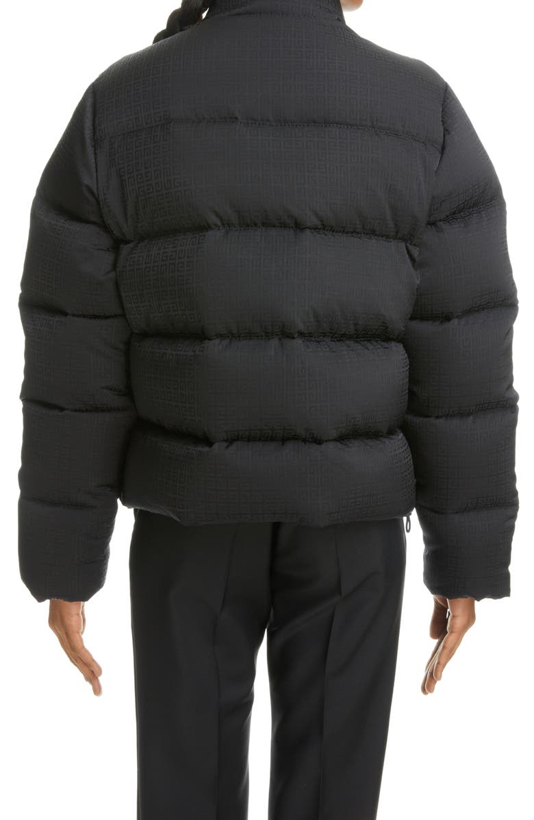 Givenchy 4G Logo Jacquard Down Puffer Jacket, Alternate, color,