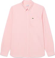 Lacoste Regular Fit Oxford Button-Down Shirt