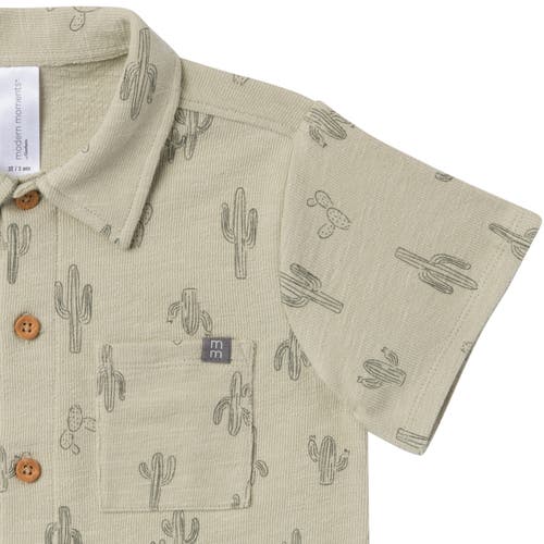 Modern Moments™ By Gerber Resort Shirt And Shorts Set In Green