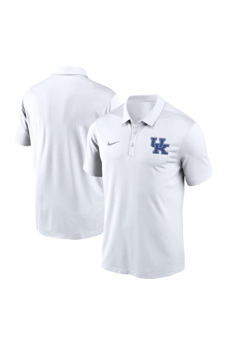 Nike Men's Nike White Kentucky Wildcats Primetime Franchise Performance Polo, Alternate, color, White