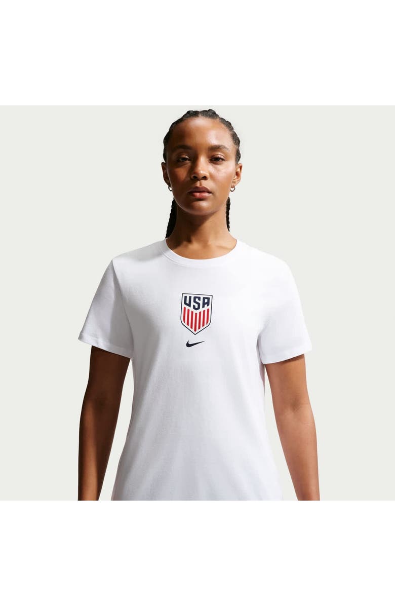 Nike Women's Nike White USMNT Crest T-Shirt, Alternate, color, White