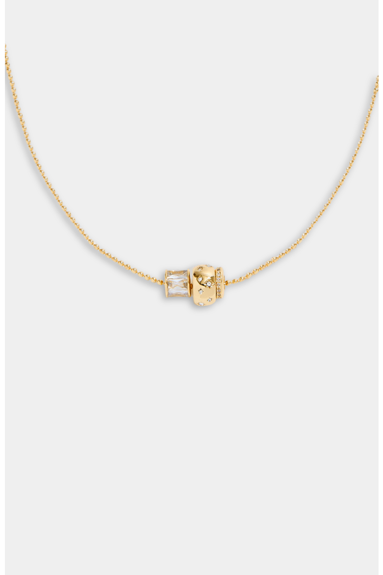 Delicate Rondelle Necklace, Main, color, Gold