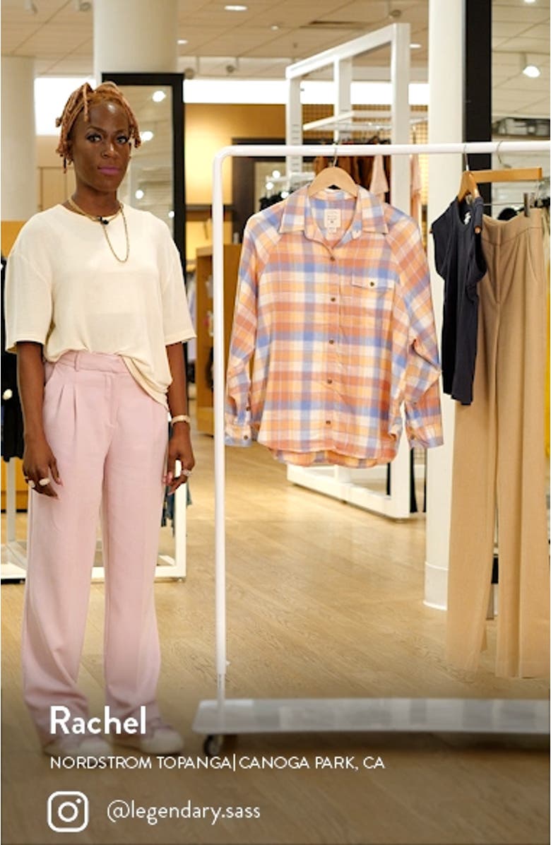 Best Time Plaid Flannel Shirt, sales video thumbnail