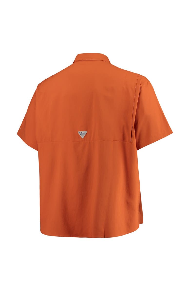 Columbia Men's Columbia Texas Orange Texas Longhorns Big & Tall Tamiami Omni-Shade Button-Down Shirt, Alternate, color, Burnt Orange