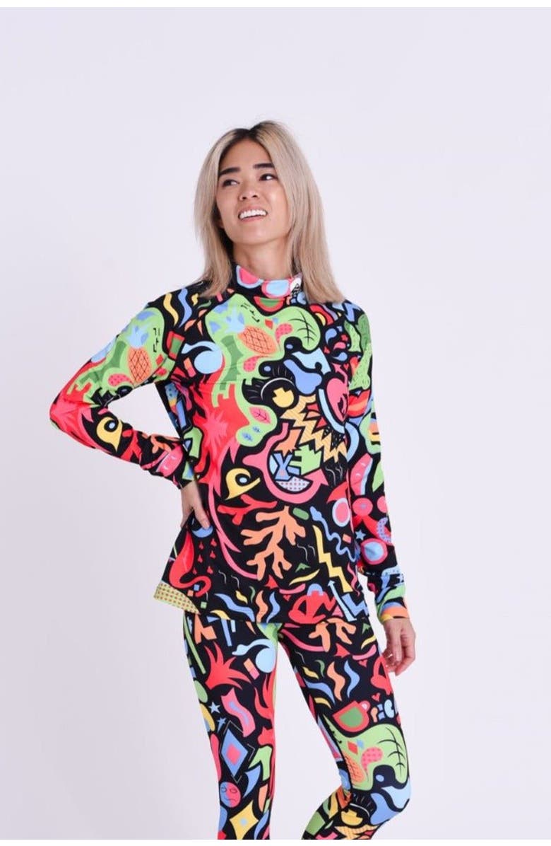 OOSC Stairway To Heaven Womens Baselayer Top, Alternate, color, 